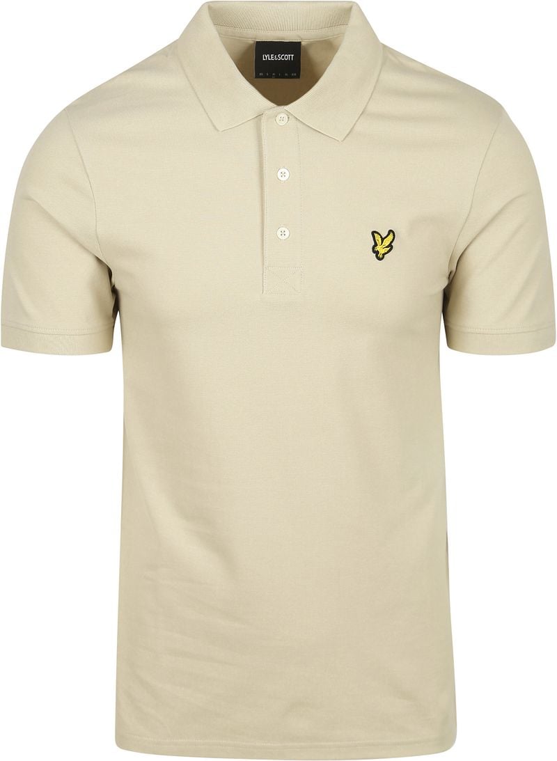 Lyle and Scott Polo Plain Grey Taupe