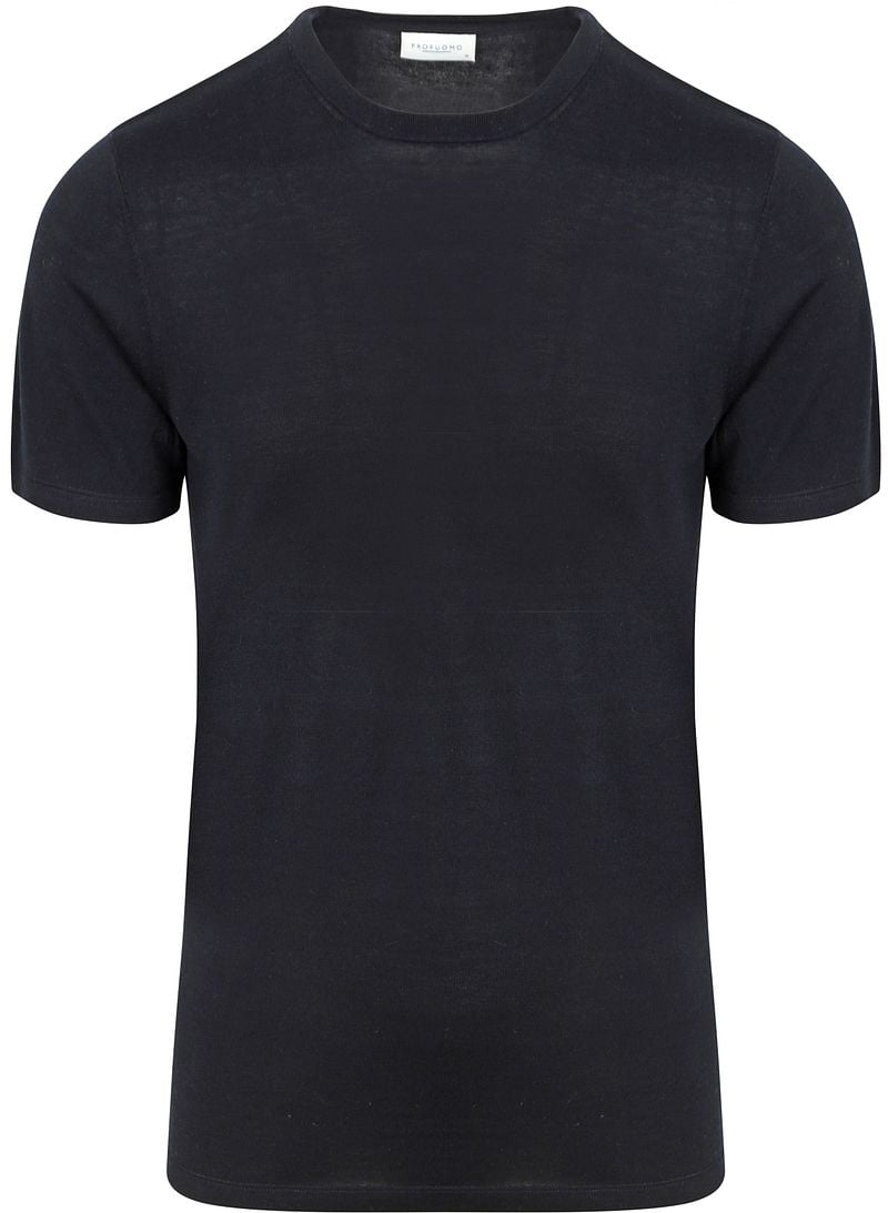 Profuomo T-Shirt Knitted Navy - Größe S günstig online kaufen