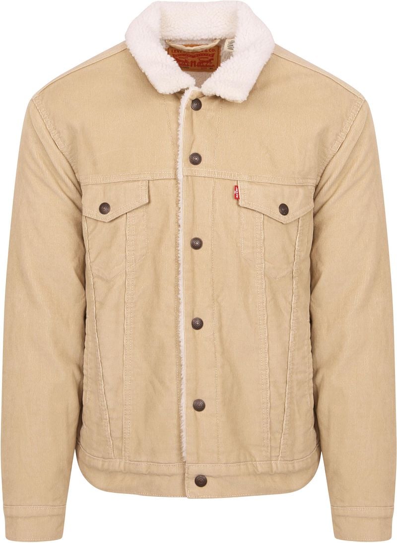 Levi's Trucker Jacke Corduroy Beige - Größe S günstig online kaufen