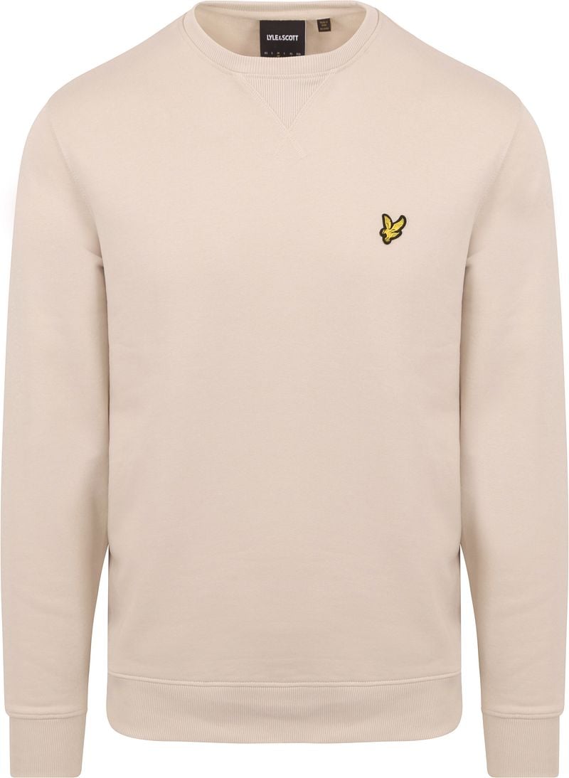 LYLE & SCOTT Heren Truien & Vesten Crew Neck Sweatshirt Beige