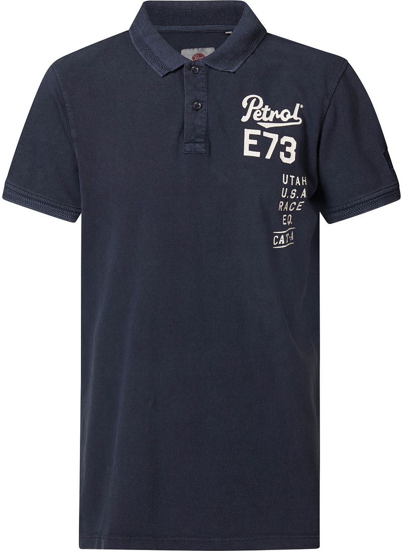 Petrol Polo Special Dye Logo Bleu  Bleu foncé taille M