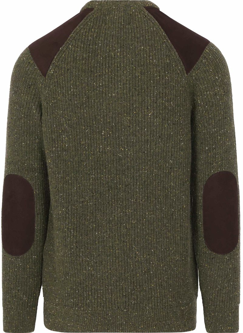 Barbour Trui Raisthorpe Lamswol Olijfgroen