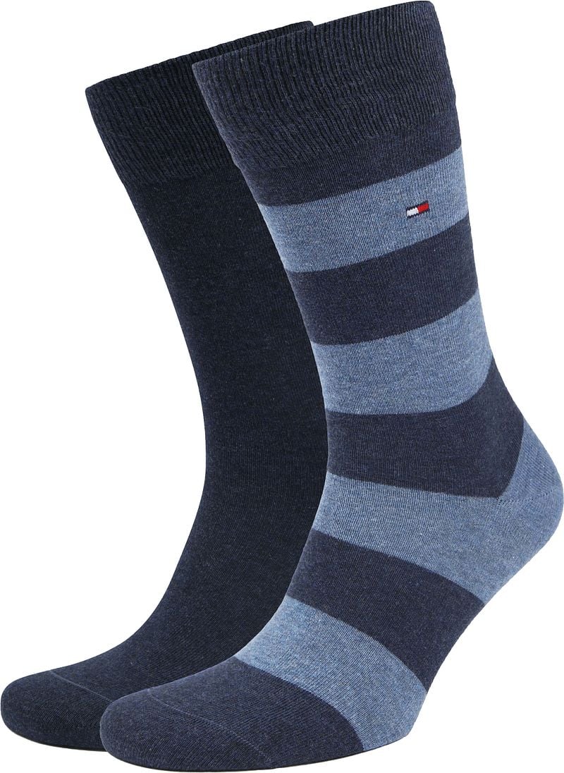 Tommy Hilfiger 2-Pack Socken Jeans - Größe 43-46 günstig online kaufen