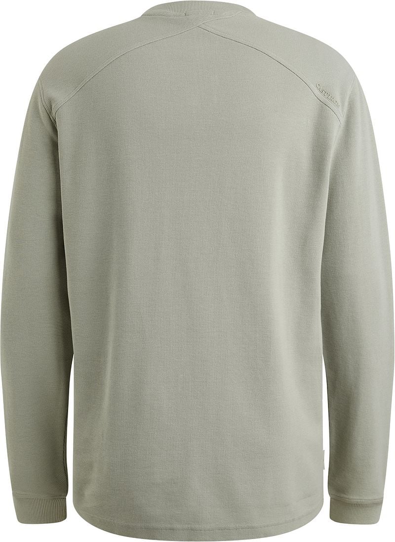 Cast Iron Longsleeve T-shirt Waffle Lichtgroen