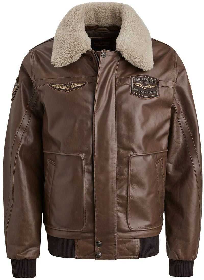 PME LEGEND Lederjacke - Flight jacket HUDSON Buff - hochwertige Lederjacke günstig online kaufen