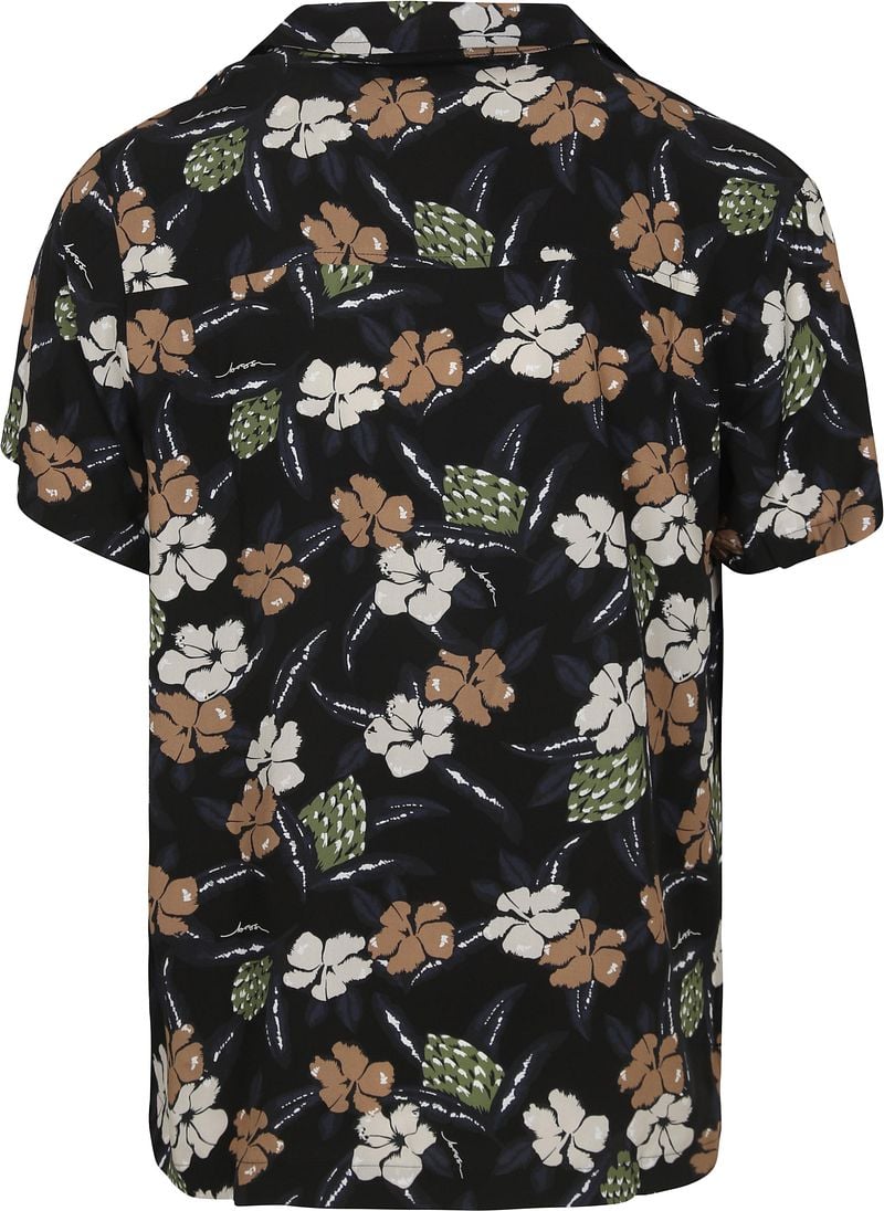 BOSS Strandhemd Blume Schwarz - Größe L günstig online kaufen