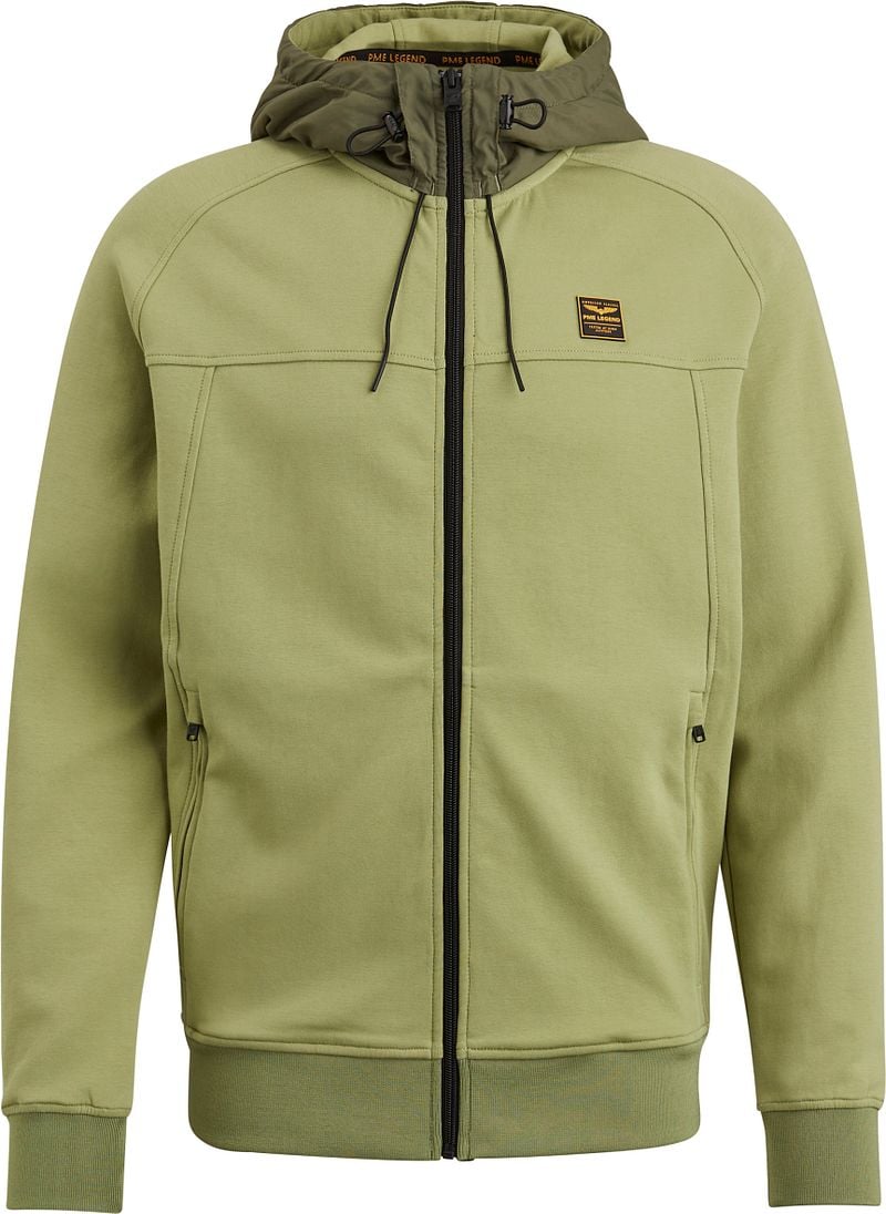 PME Legend Interlock Sweat Zip Jas Green Heren