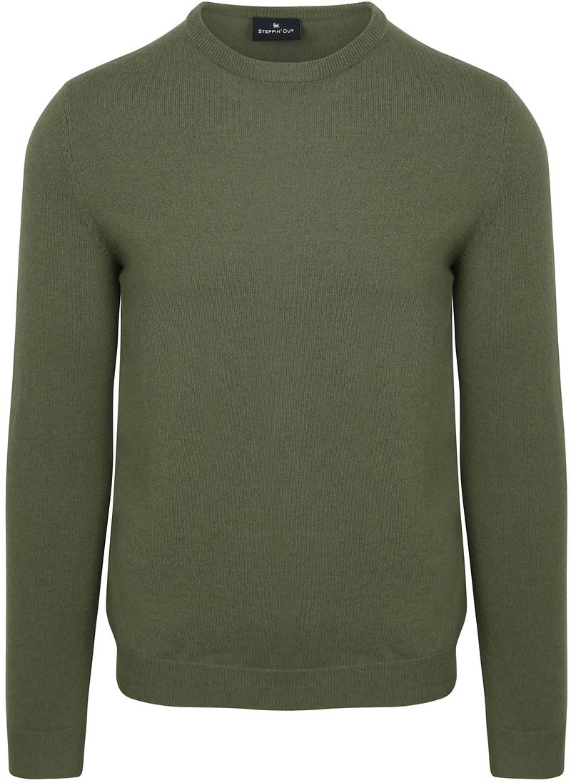Steppin' Out Pullover Merinowolle Grün - Größe XXL günstig online kaufen