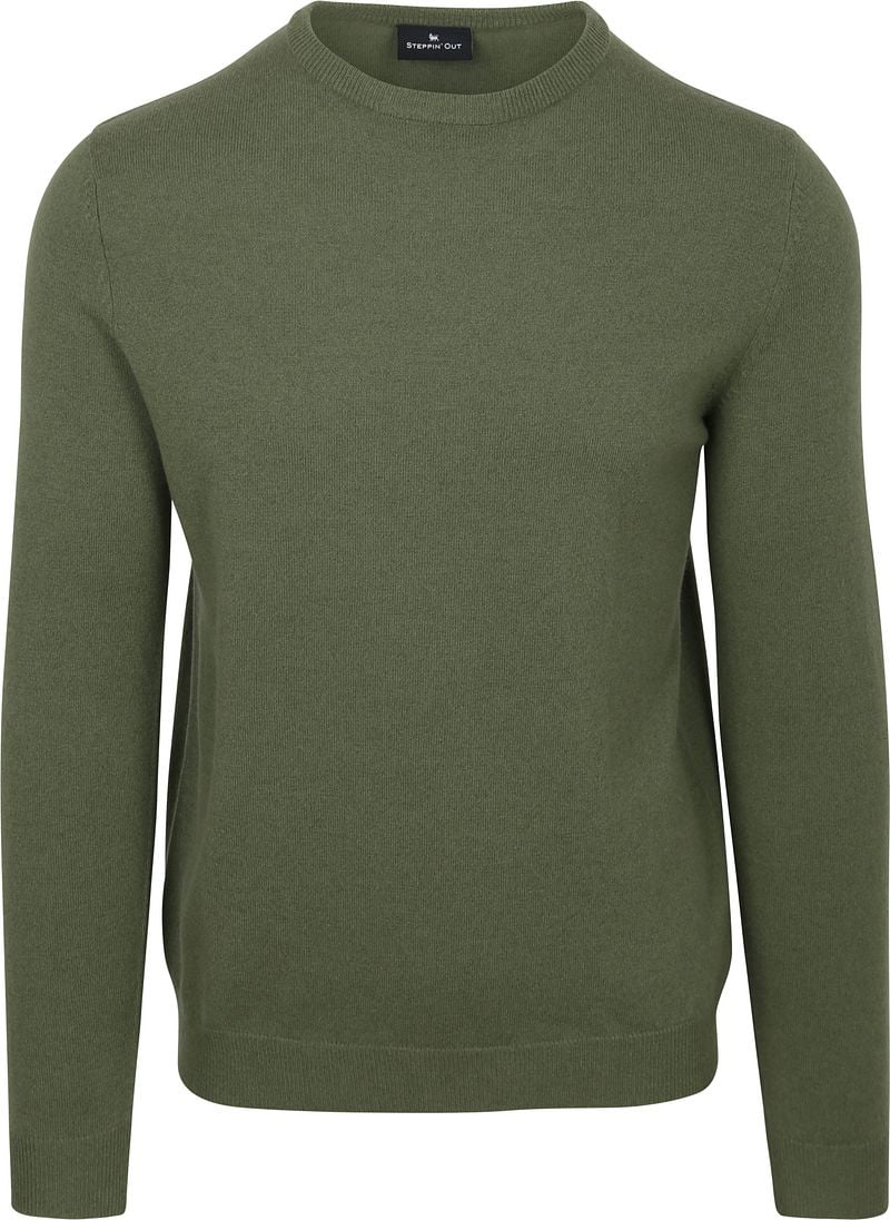 Steppin' Out Pullover Merinowolle Grün - Größe XXL günstig online kaufen