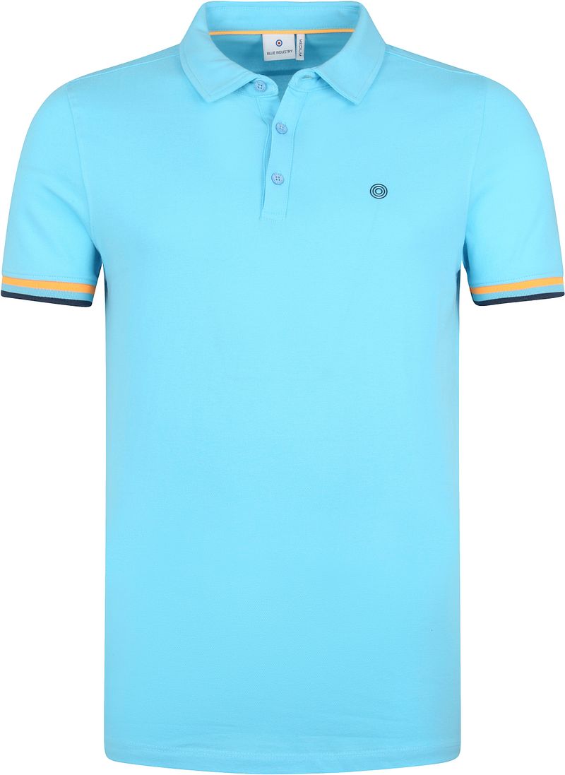 Blue Industry Polo M80 Aqua Bleu clair Bleu taille M