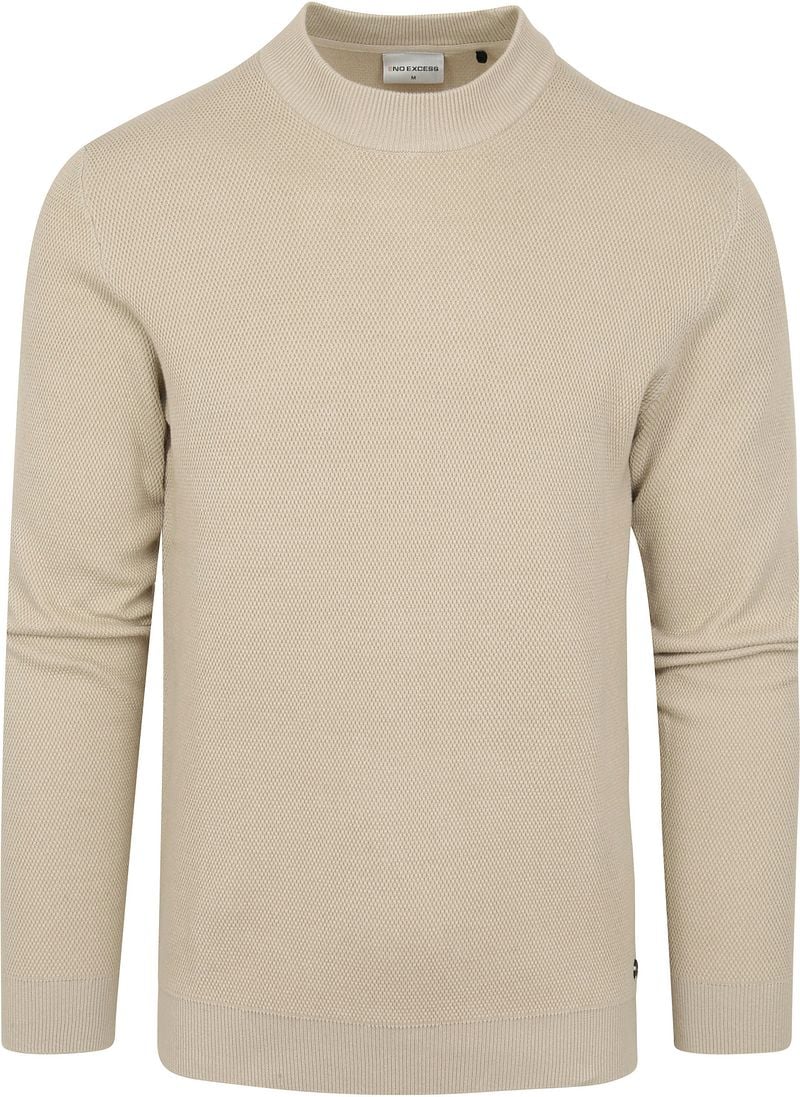 No-Excess Pull-over Texture Beige taille M