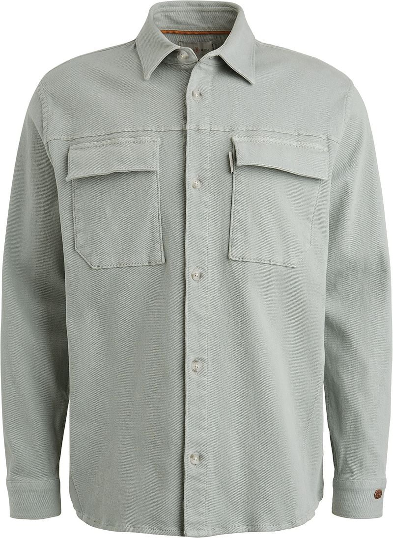 Cast Iron Overshirt Twill Grün - Größe S günstig online kaufen