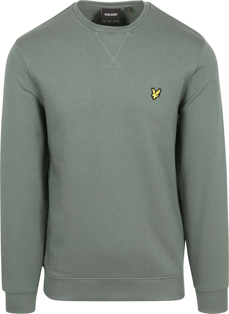 LYLE & SCOTT Heren Truien & Vesten Crew Neck Sweatshirt Groen