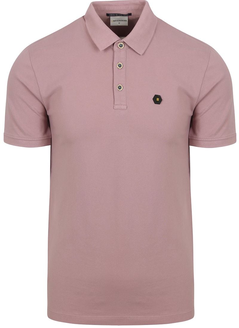 No Excess Poloshirt Piqué Mauve - Größe L günstig online kaufen