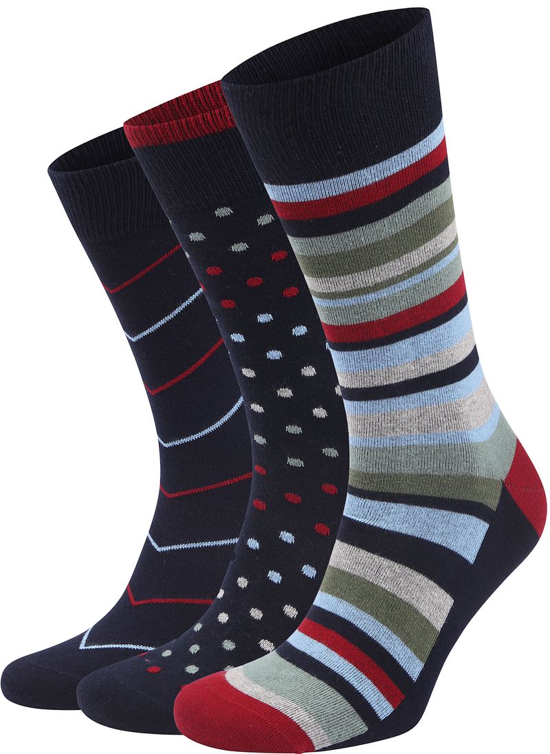 Suitable Socks Sokken 3-Pack Print Multicolour