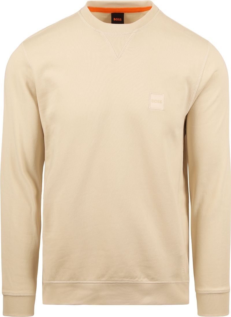BOSS Sweater Westart Ecru - Größe L günstig online kaufen