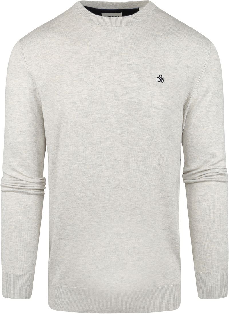 Scotch and Soda Pullover Bone Wit Melange