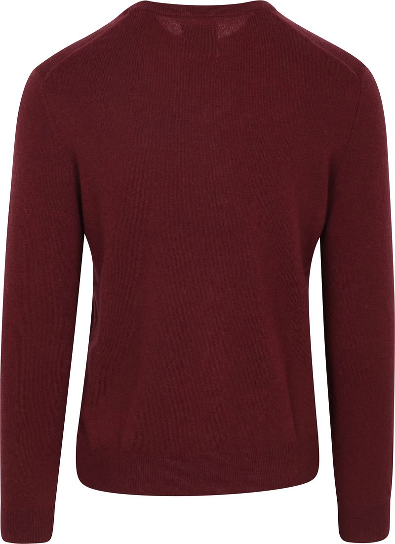 Gant Pullover V-Hals Woolblend Bordeaux