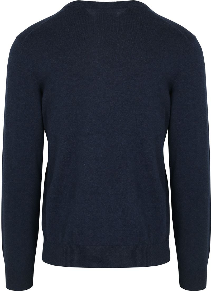 Gant Pullover V-Ausschnitt Jeans Blau - Größe XXL günstig online kaufen