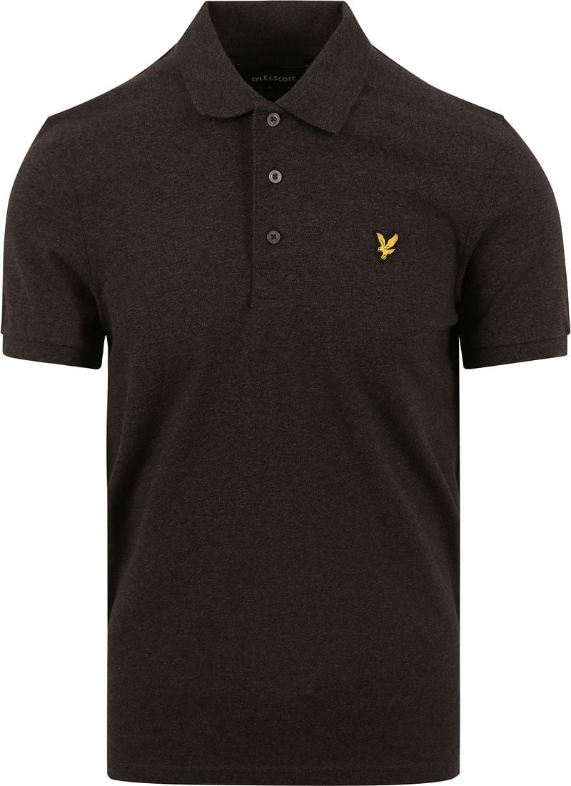 Lyle and Scott Poloshirt Charcoal - Größe XL günstig online kaufen