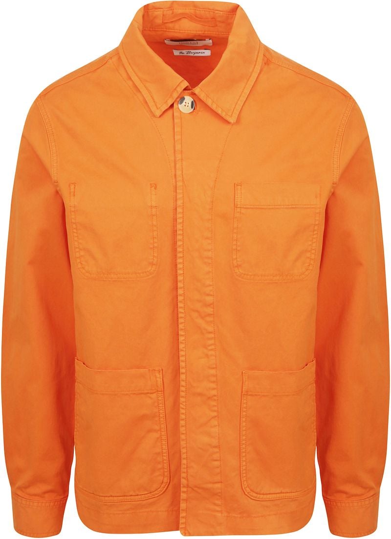 King Essentials The Benjamin Overshirt Orange - Größe L günstig online kaufen