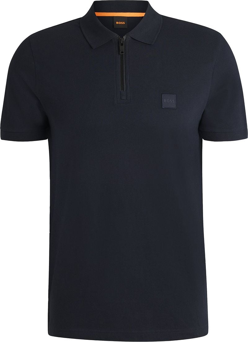 BOSS Polo Passerzip Half Zip Navy - Größe XXL günstig online kaufen