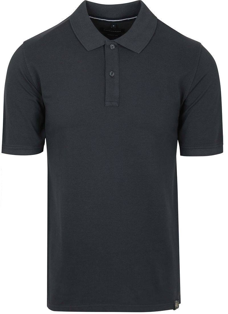 Casa Moda Polo Piqué Garment Dye Navy