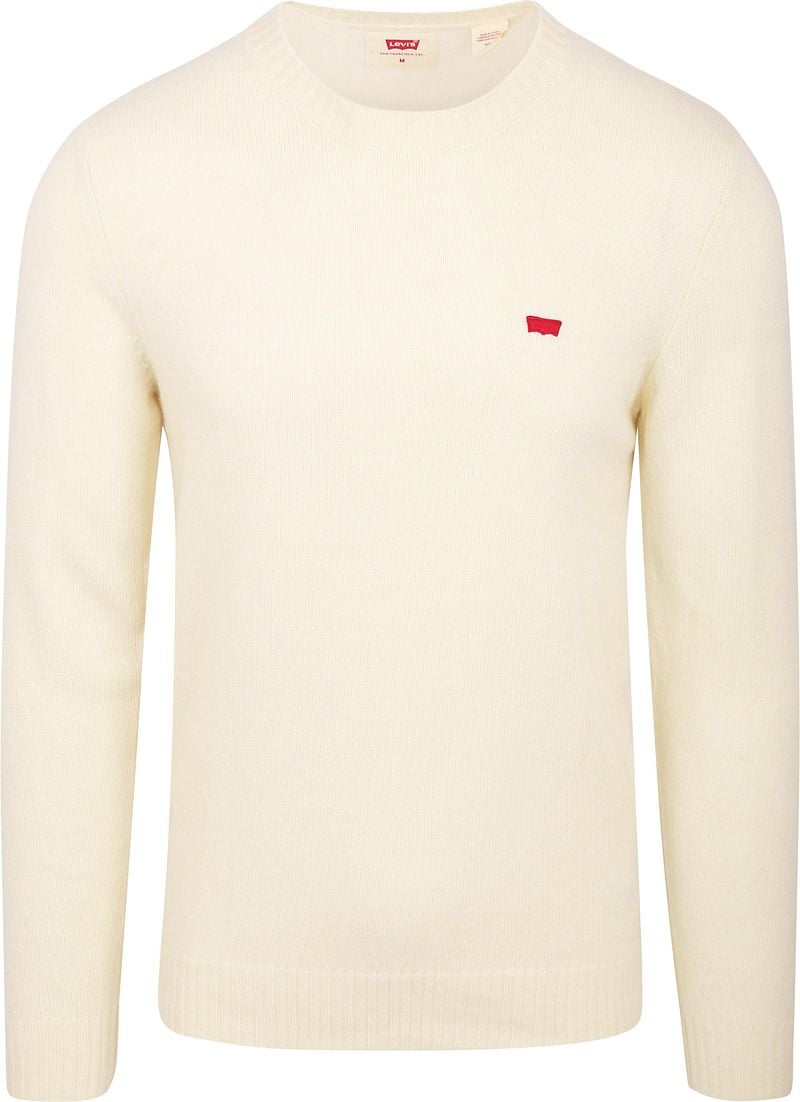 Levi's Original Pullover Wool Off White - Größe S günstig online kaufen