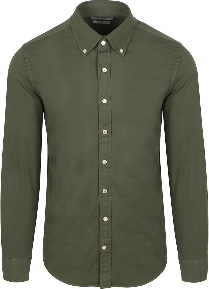 King Essentials The Tommy Hemd Olivgrün - Größe XL günstig online kaufen