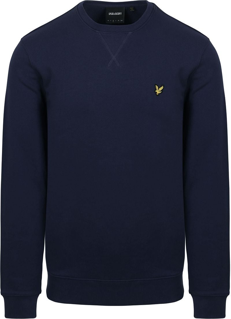 Lyle & Scott Sweat Crewneck Dark Navy - Größe S günstig online kaufen