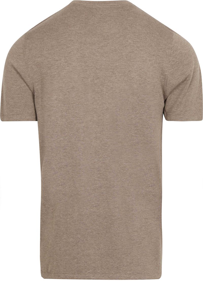 Profuomo T-Shirt Knitted Taupe