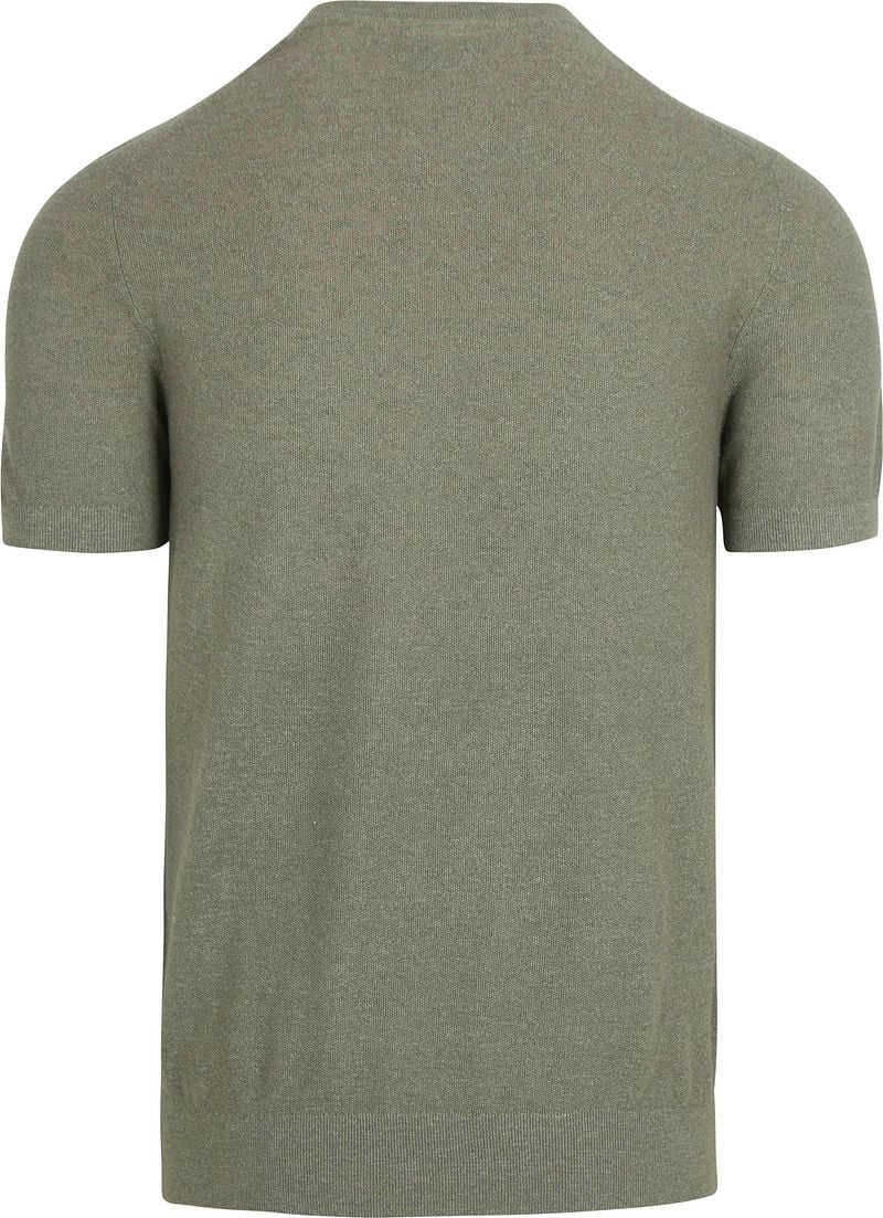 Suitable Piqué T-shirt Linnen Groen
