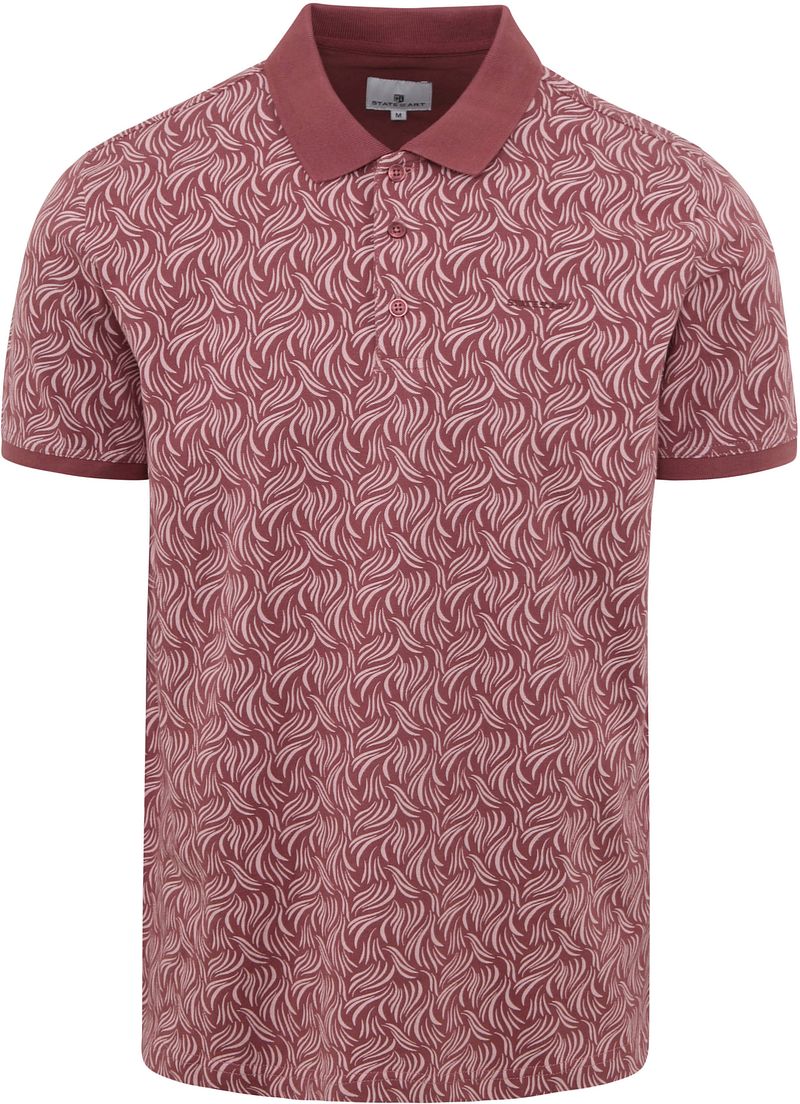 State Of Art Poloshirt Print Rosa - Größe L günstig online kaufen