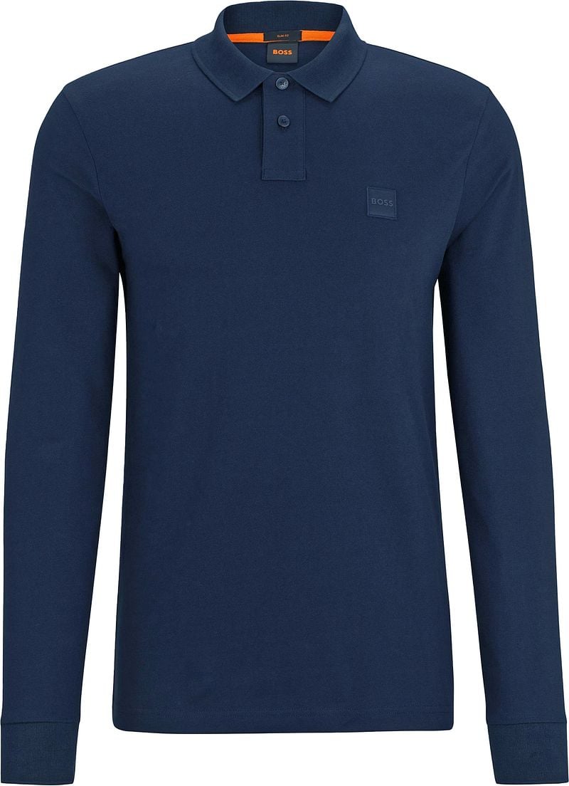 BOSS ORANGE Heren Polo's & T-shirts Passerby Donkerblauw