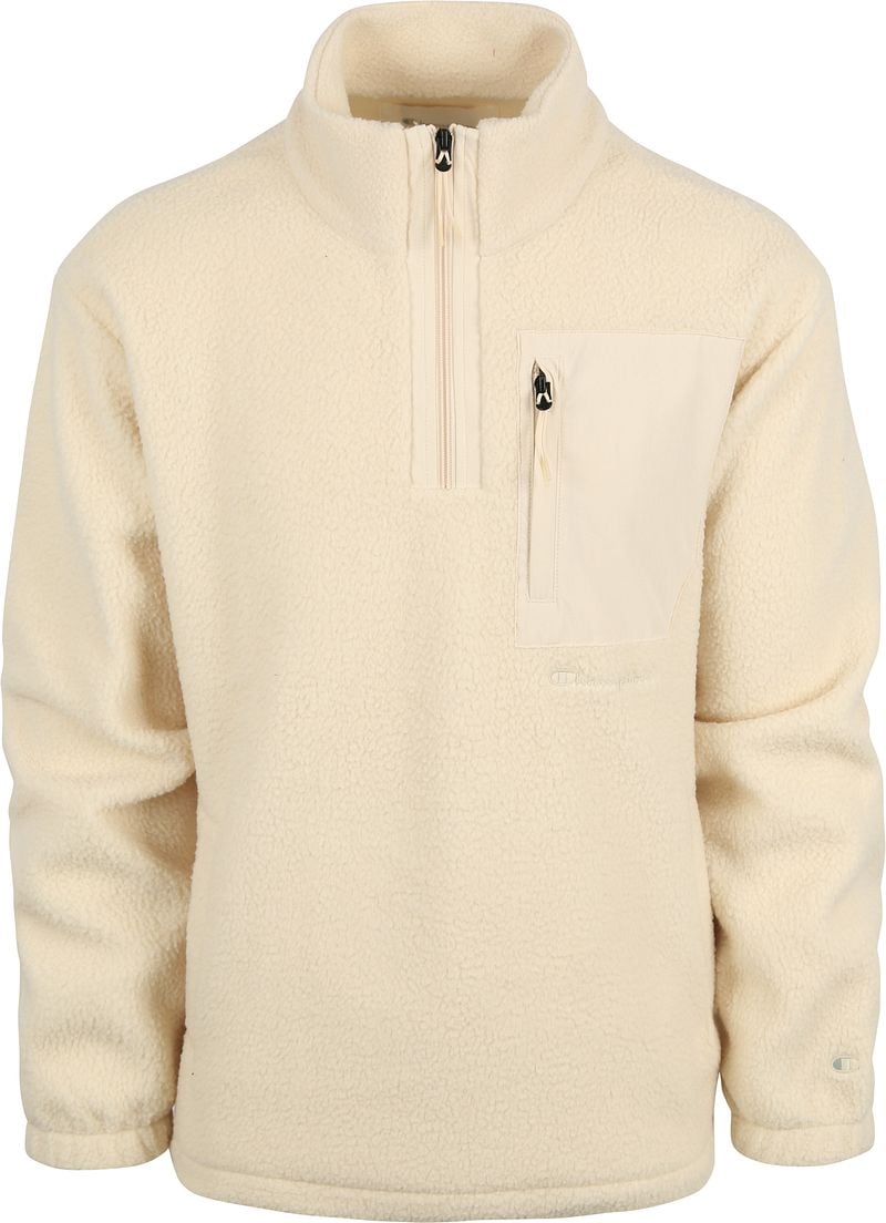 Champion Half Zip Pullover Teddy Beige - Größe XL günstig online kaufen