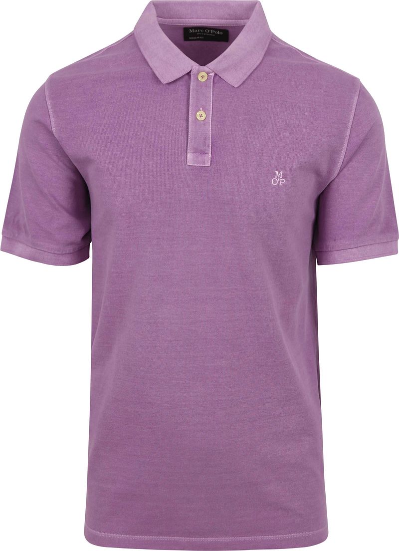 Marc O'Polo Regular fit poloshirt met labelstitching