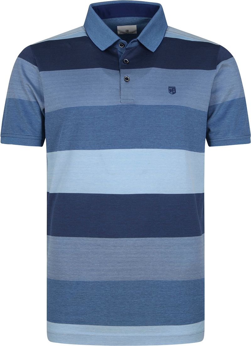 State Of Art Polo Rayé Bleu taille L