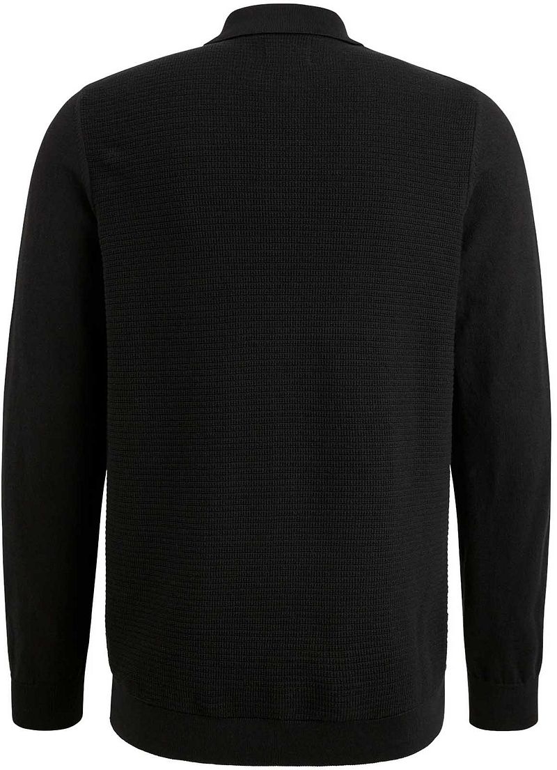 PME Legend Long Sleeve Poloshirt Zwart