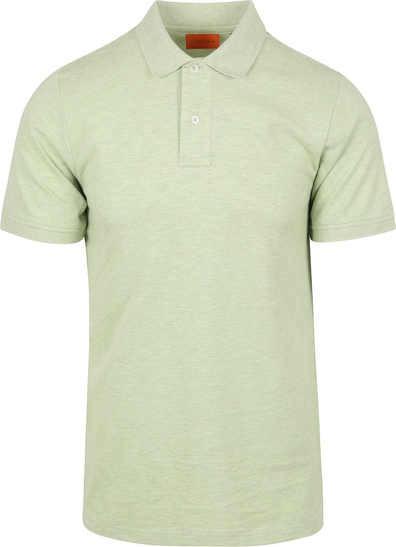 Suitable Mang Poloshirt Hellgrün  - Größe XXL günstig online kaufen