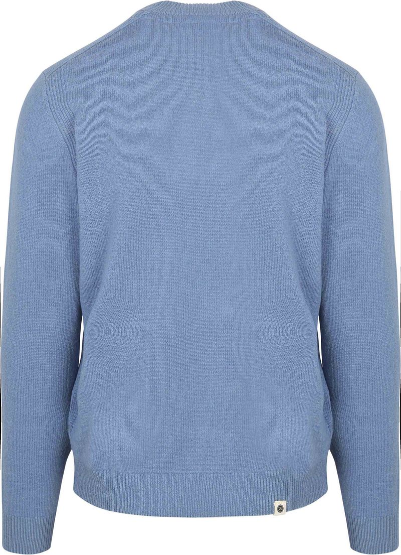 Anerkjendt Lammwolle Pullover Rico Mid Blau - Größe XL günstig online kaufen