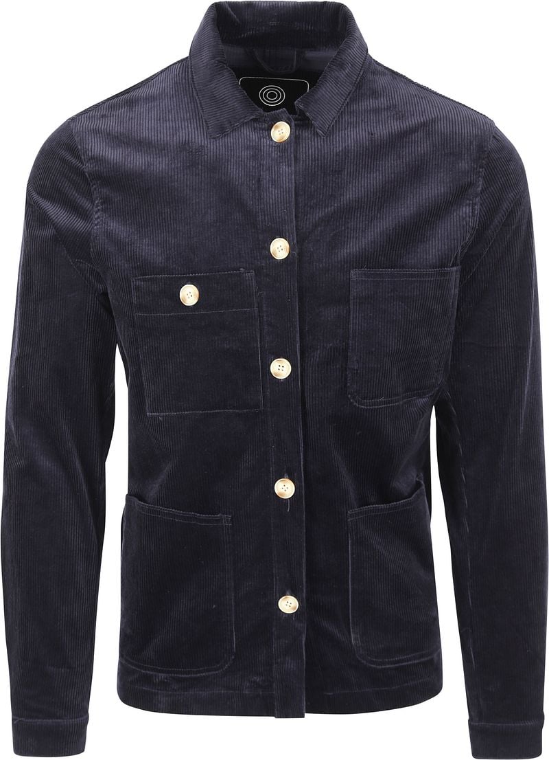 Blue Industry Overshirt Cord Dunkelblau - Größe S günstig online kaufen