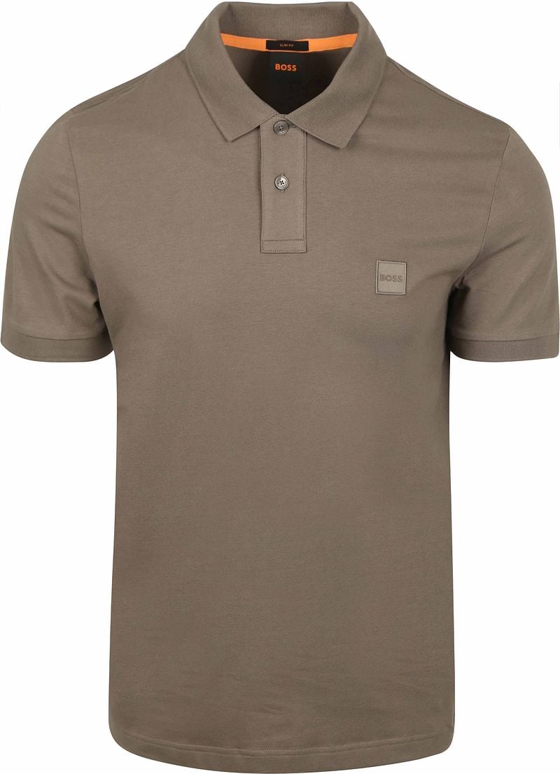 BOSS Polo Shirt Passenger Taupe - Größe M günstig online kaufen