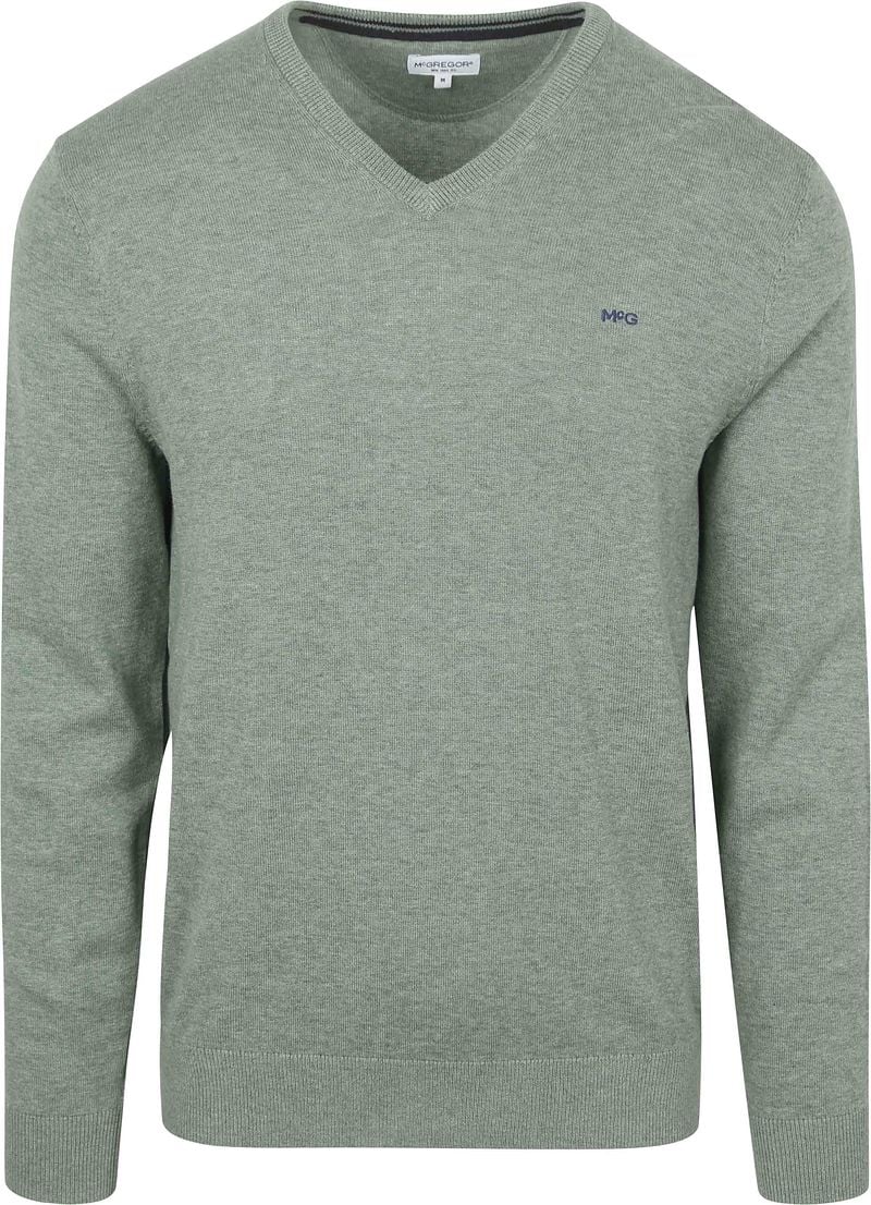 McGregor Pullover V-Ausschnitt Hellgrün - Größe XL günstig online kaufen