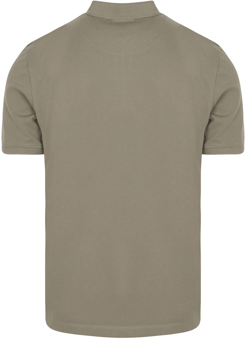 No Excess Half Zip Poloshirt Piqué Groen