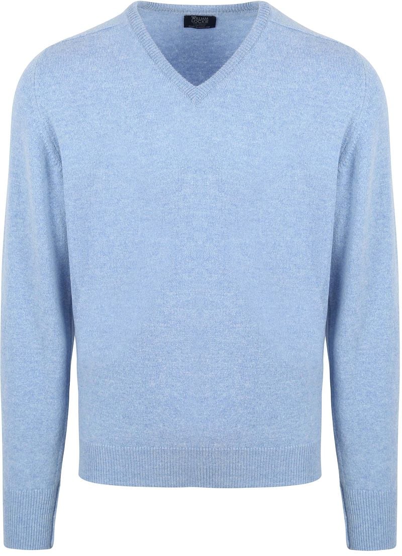 William Lockie Pull Col-V Agneline Clair Bleu clair Bleu taille L