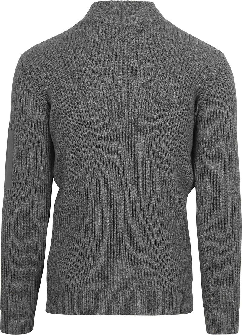 Suitable Mou Half Zip Trui Antraciet