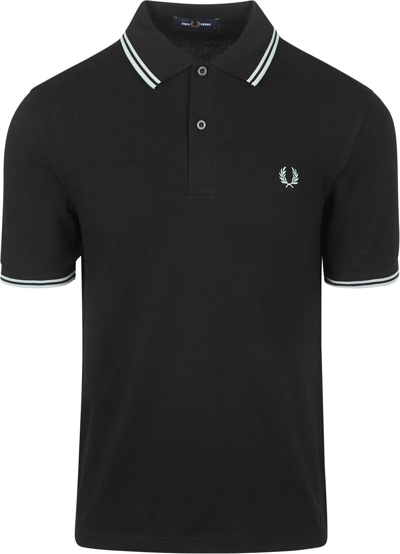 Fred Perry Polo Twin Tipped M3600 Zwart