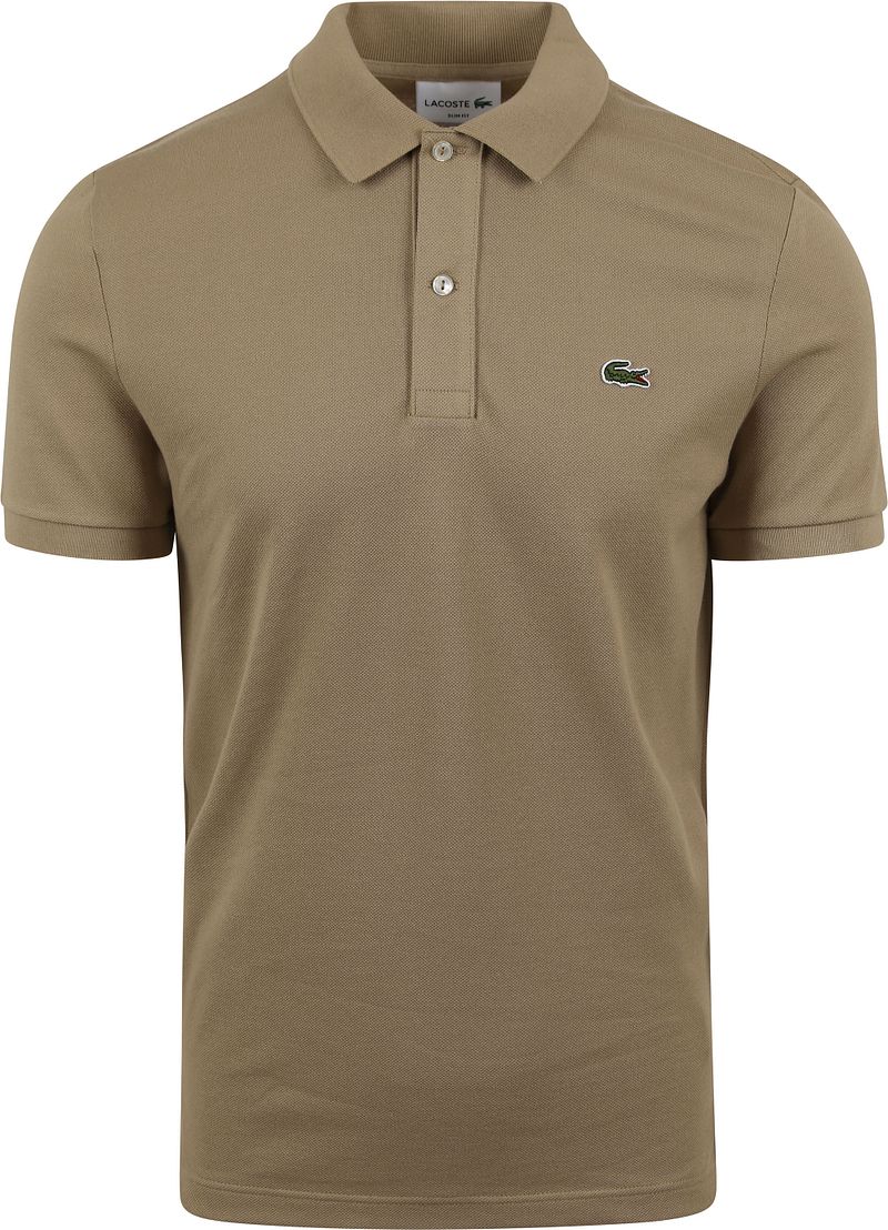 Lacoste Poloshirt Pique Beige - Größe L günstig online kaufen