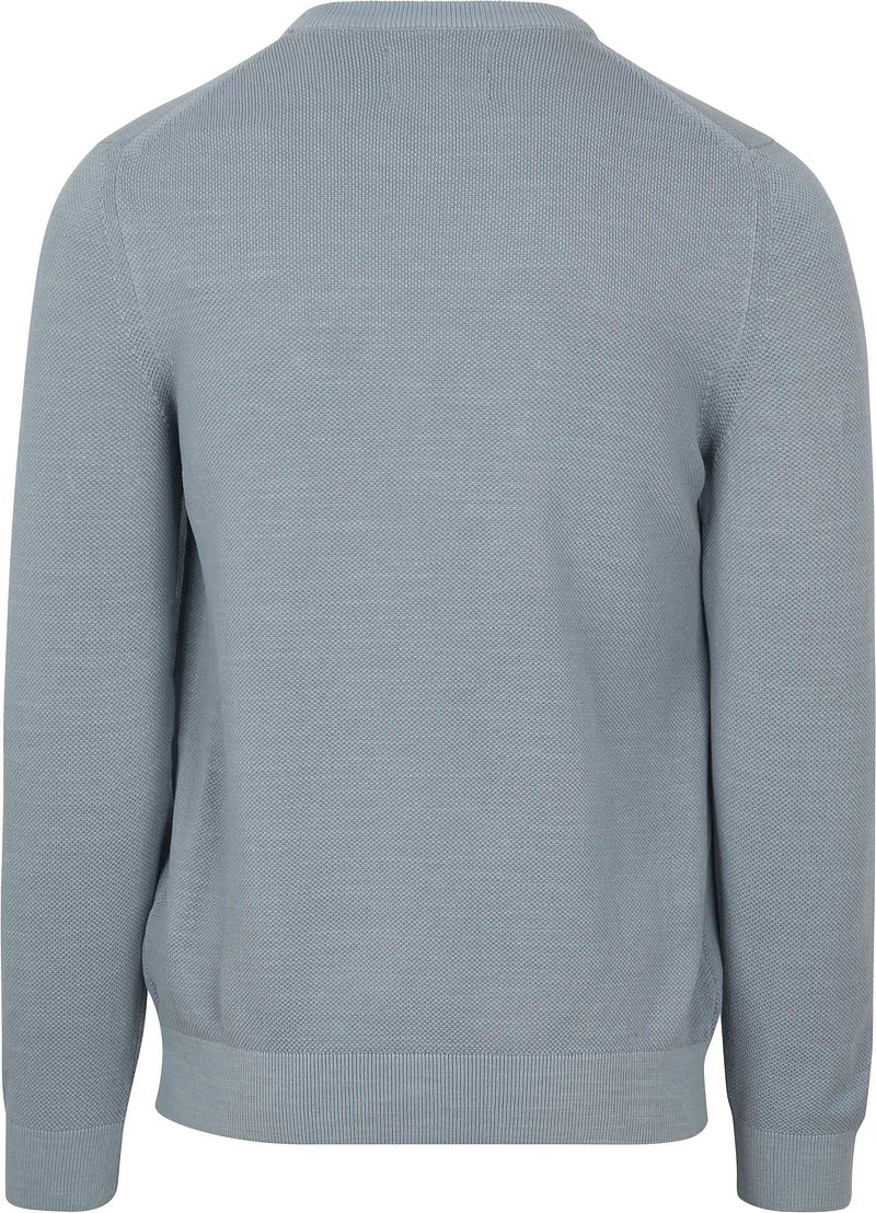 Marc O'Polo Pullover Heavy Piqué Lichtblauw