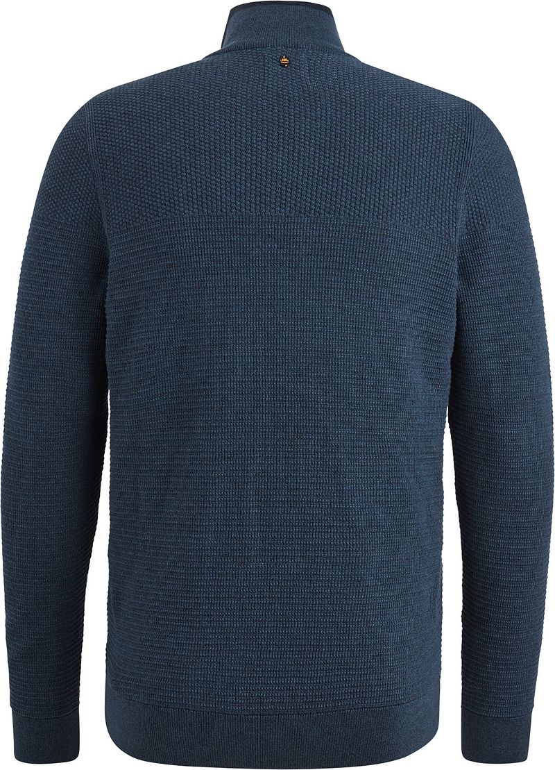 PME Legend Half Zip Trui Mouliné Navy